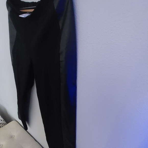 - Stinky Brand faux leather straight leg soft Rayon Large Women's - Picture 3 of 6